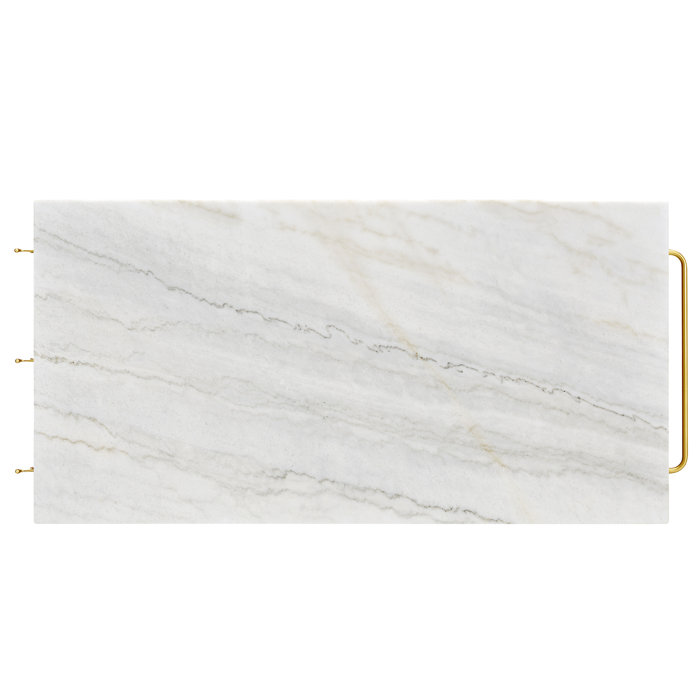 Lark Manor Allisun Marble Kitchen Island Wayfair